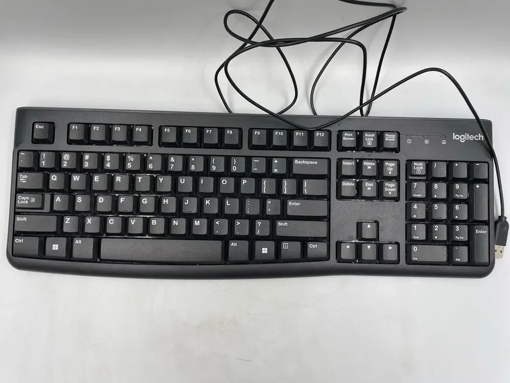 Logitech K120 Ergonomic Desktop USB Wired Keyboard